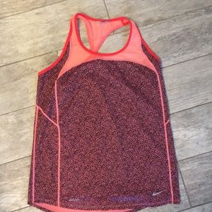 Pink and black Nike tank